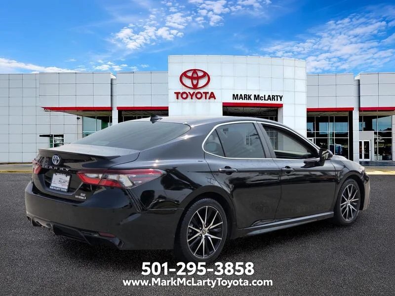 Used 2022 Midnight Black Metallic TOYOTA HYBRID SE CVT image 5