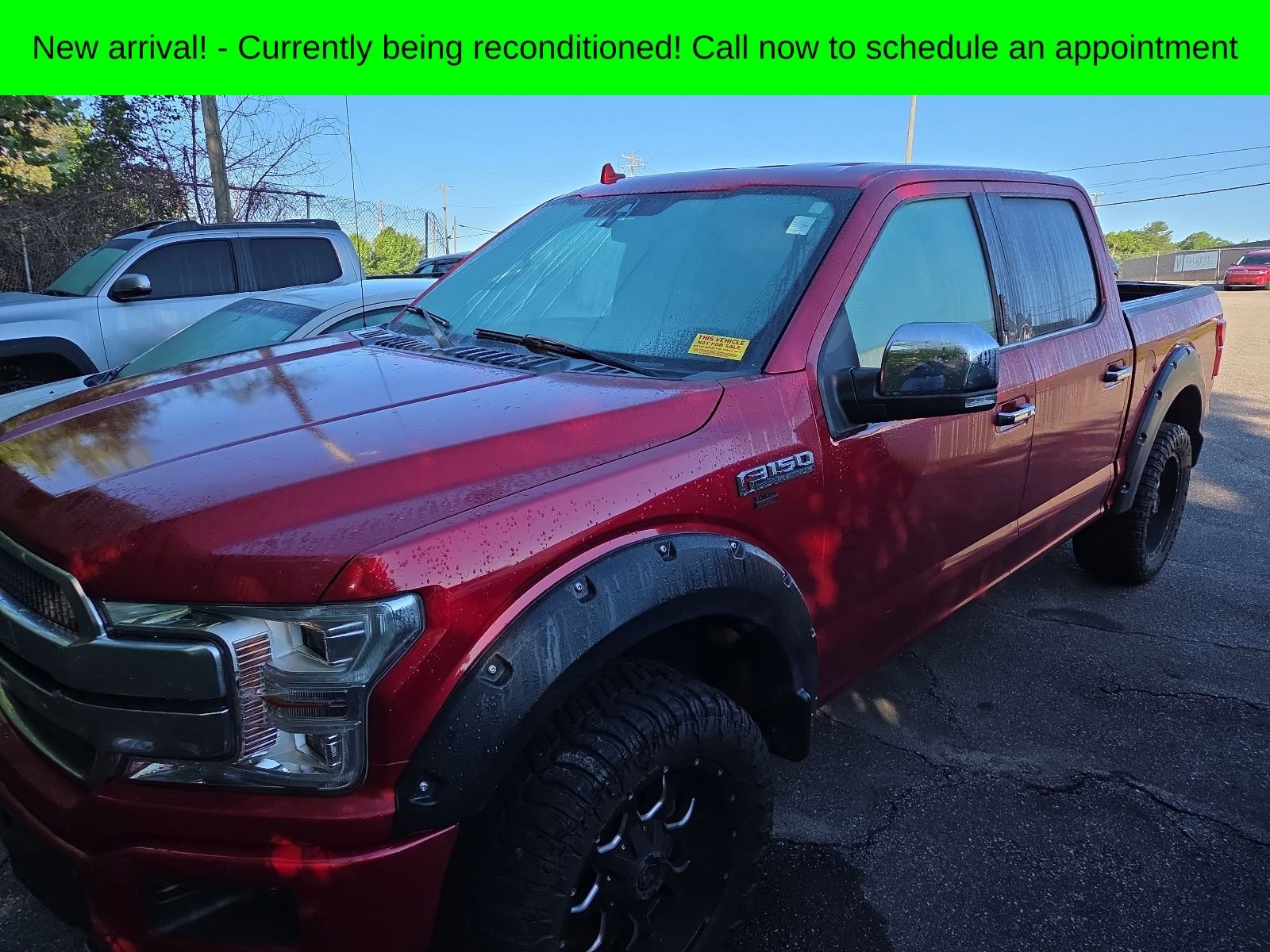 Used 2020 Red Ford Platinum image 1