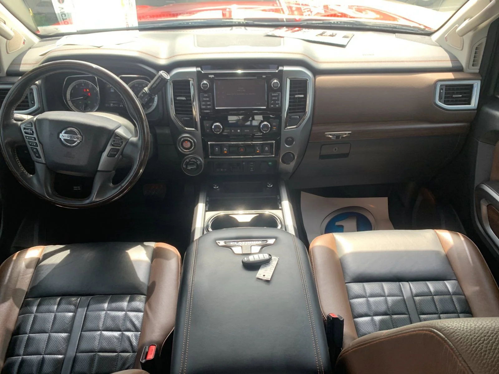 Used 2018 Red Nissan Platinum Reserve image 15