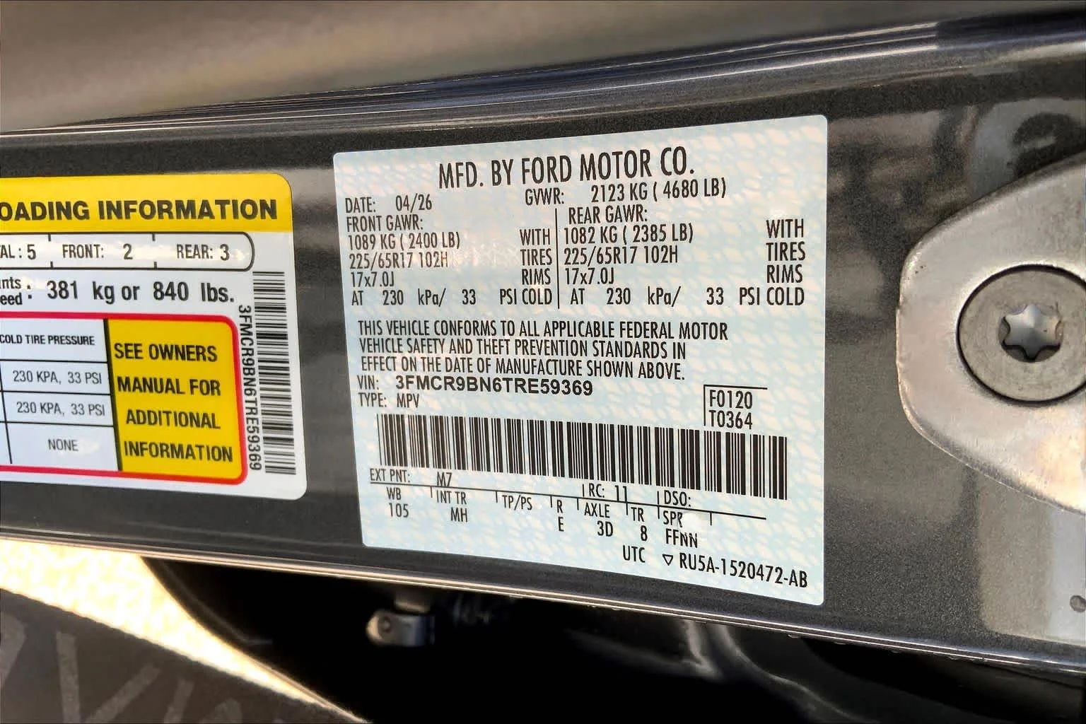 New 2026 Carbonized Gray Metallic Ford Big Bend image 12