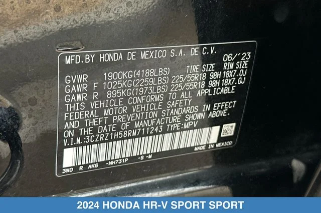 2024 Honda HR-V Sport - Photo 31