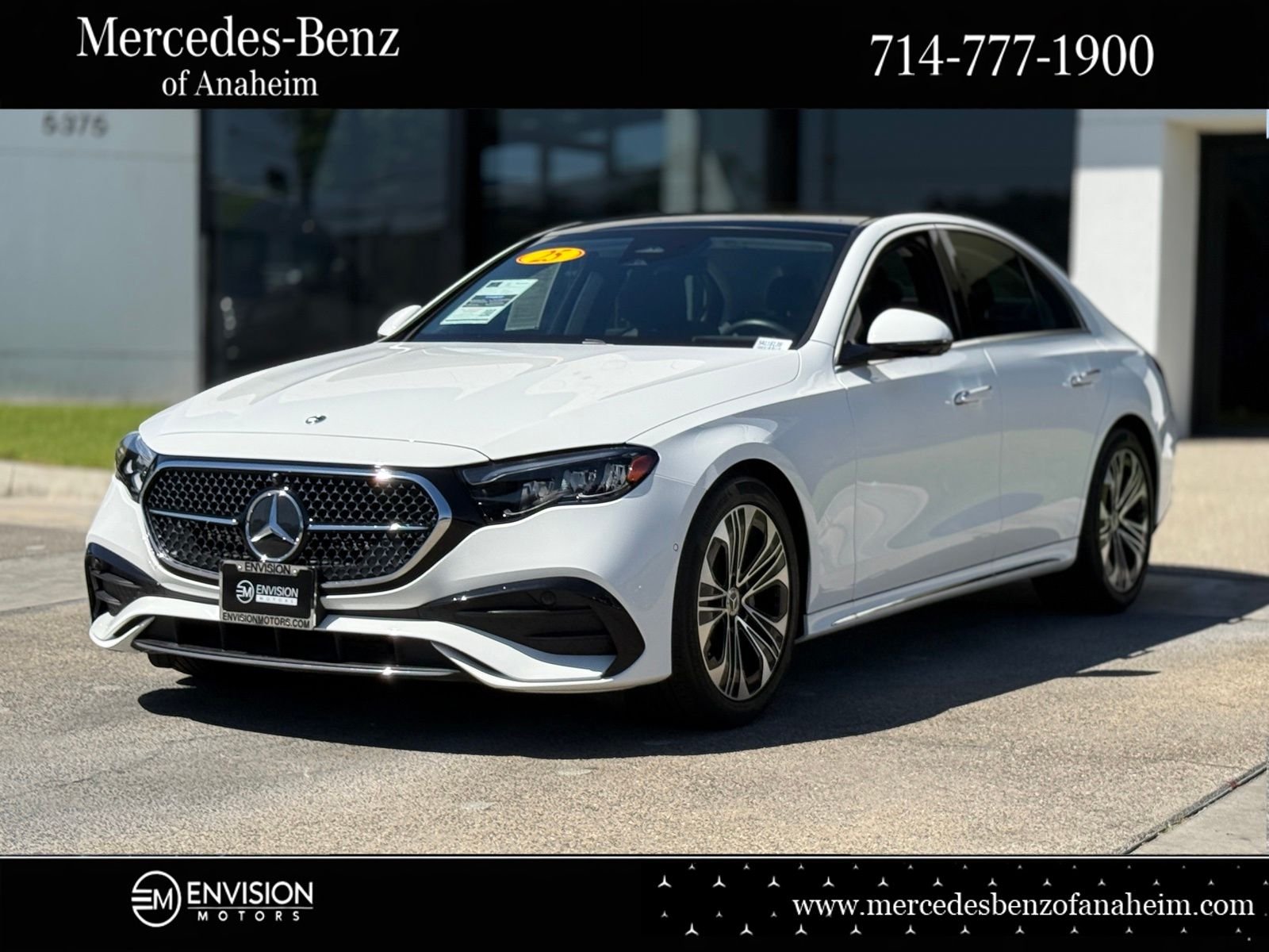 White 2025 Mercedes-Benz E-Class E 350 4MATIC Sedan All-Wheel Drive 9-Speed Automatic