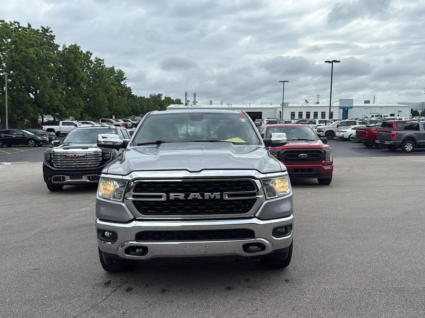 Used 2022 Billet Silver Metallic Ram Big Horn image 8