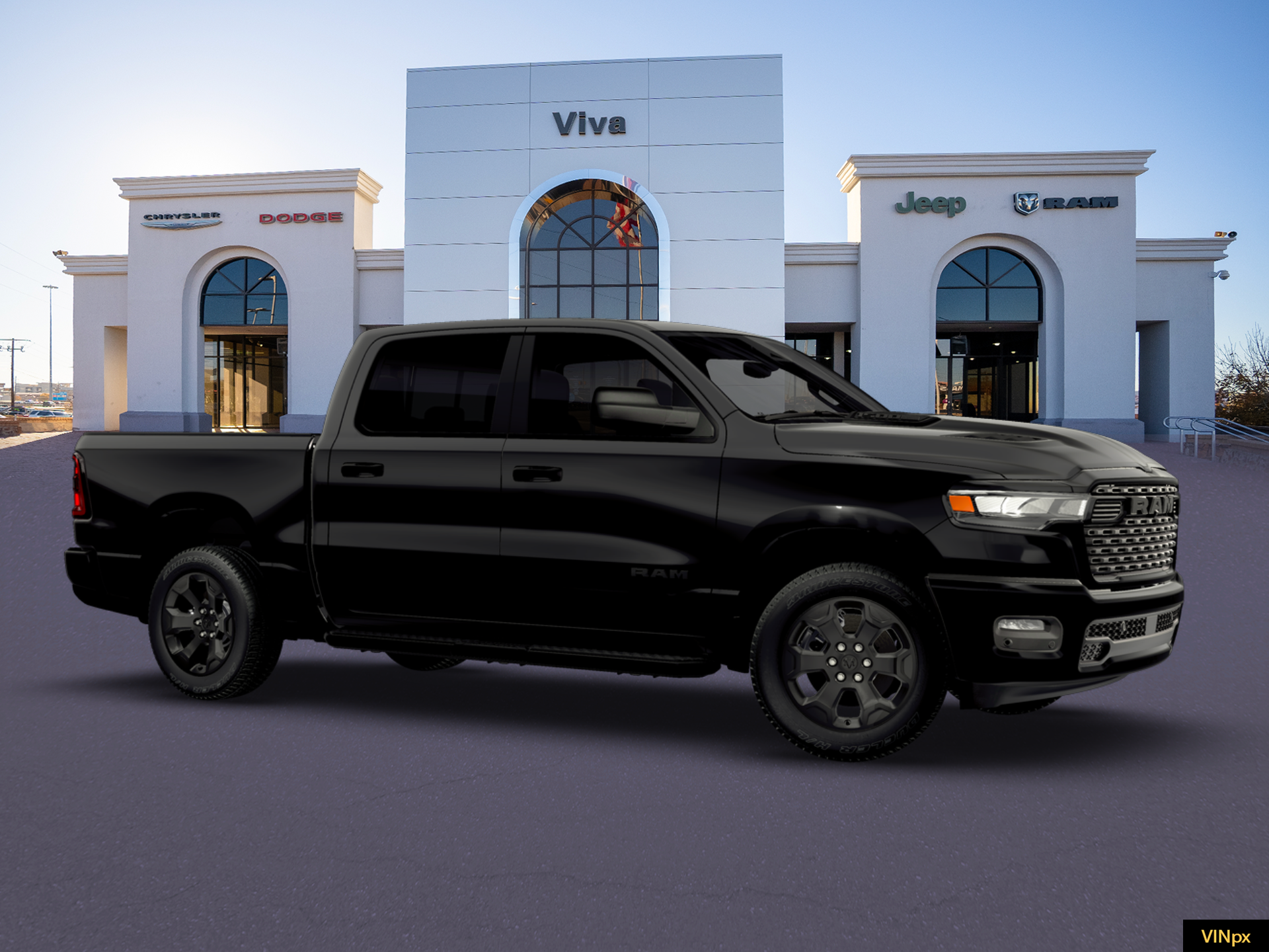 New 2026 Diamond Black Crystal Pearlcoat RAM Express image 10