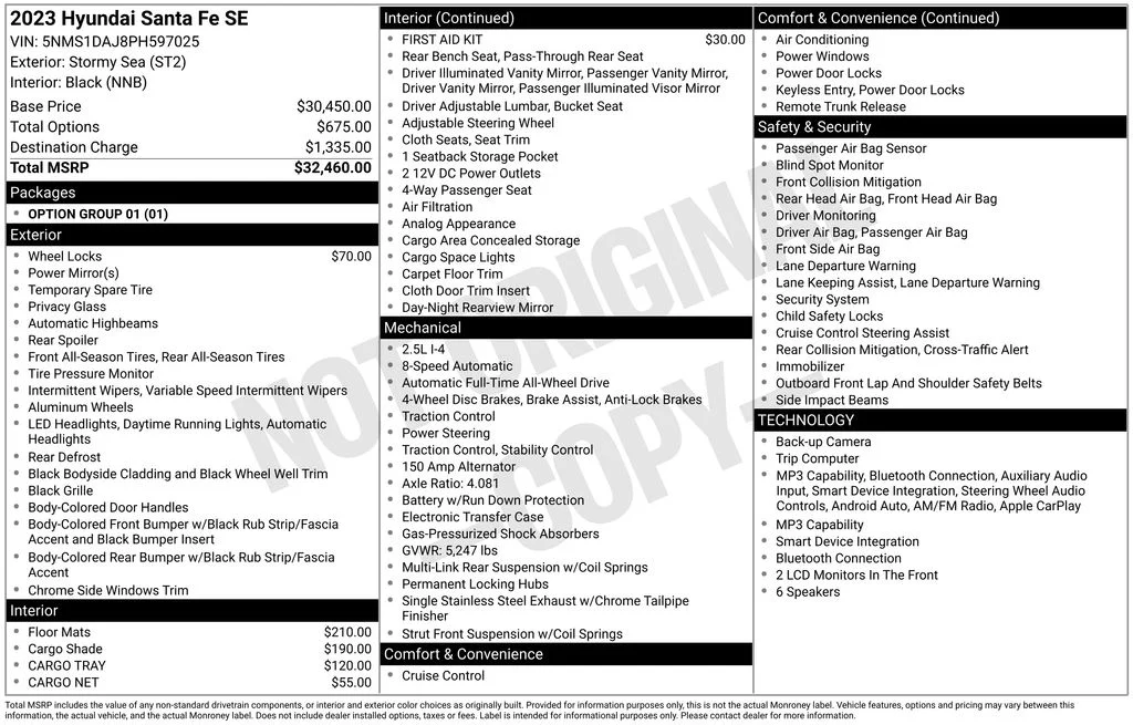Used 2023 Blue Hyundai SE image 16