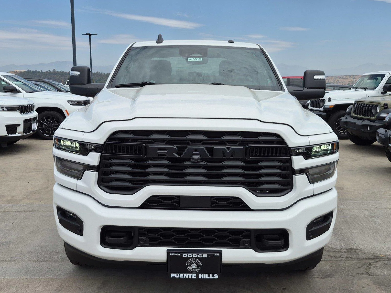 New 2026 Bright White Clear-Coat Exterior Paint RAM Big Horn image 2