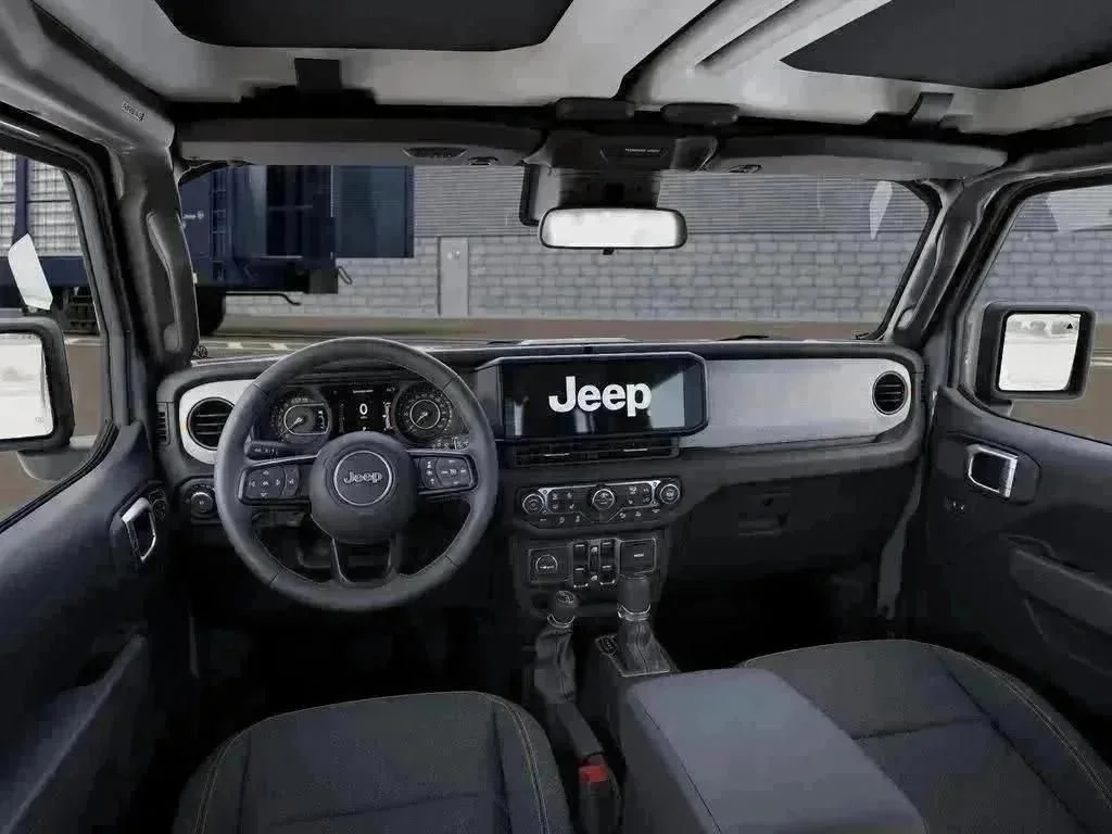 New 2026 Bright White Clear-Coat Exterior Paint Jeep Sport S image 8