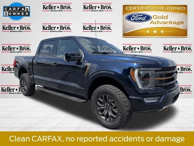 Certified Used 2023 Antimatter Blue Metallic Ford Tremor image 1