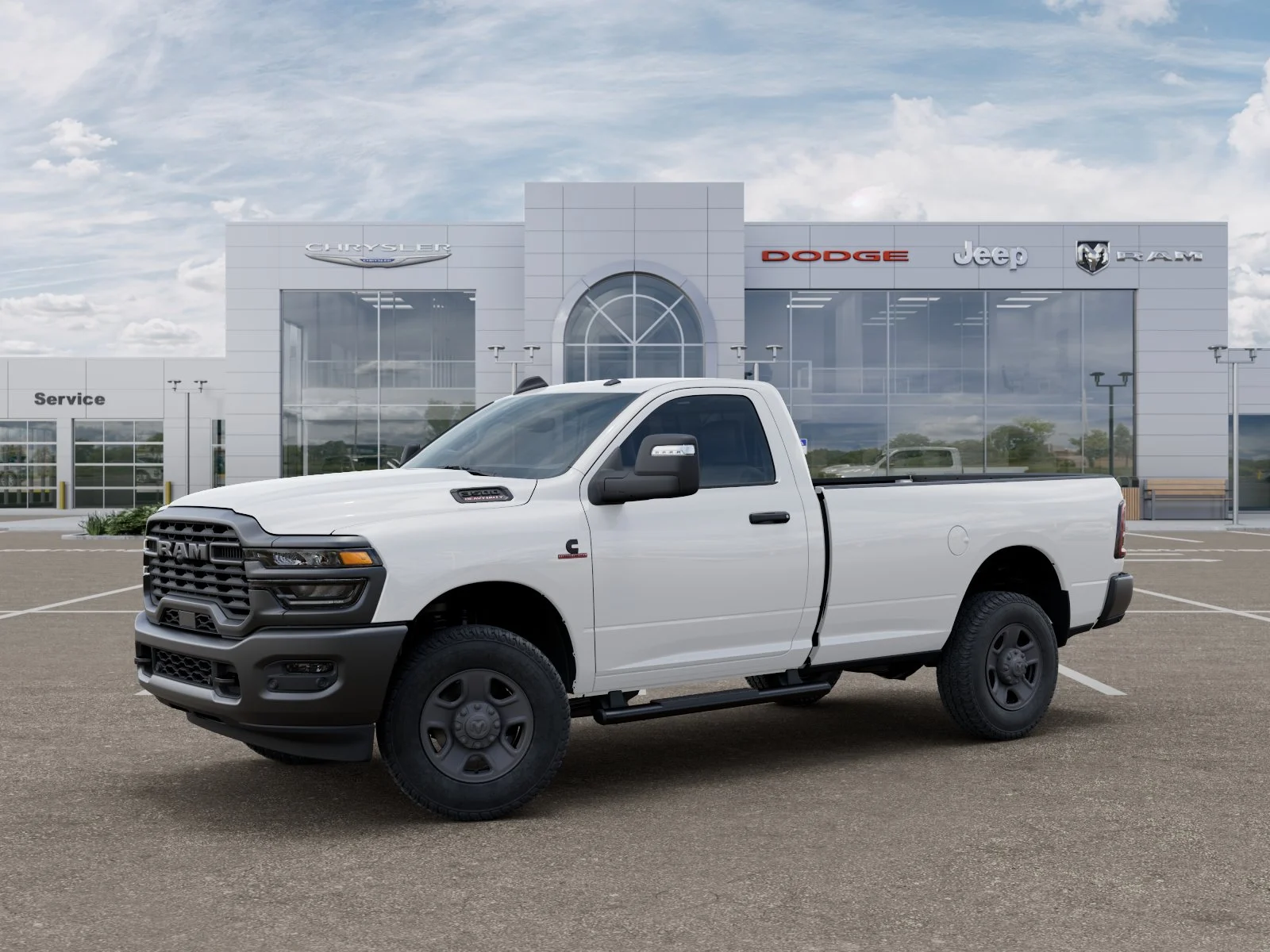 New 2026 Bright White Clear-Coat Exterior Paint RAM Tradesman image 28