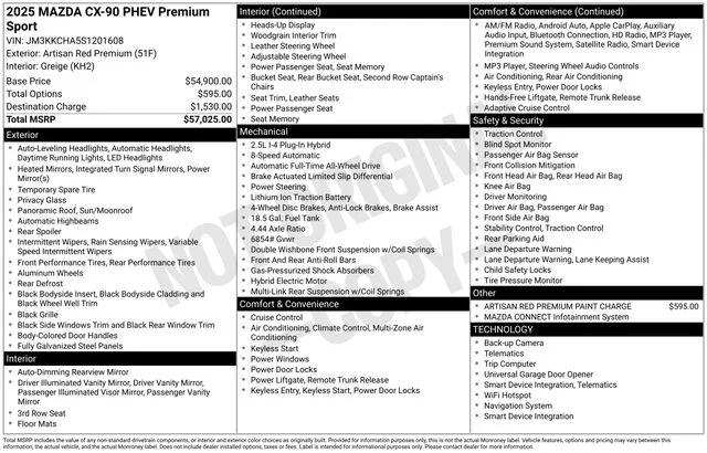 Used 2025 Red Mazda Premium image 5