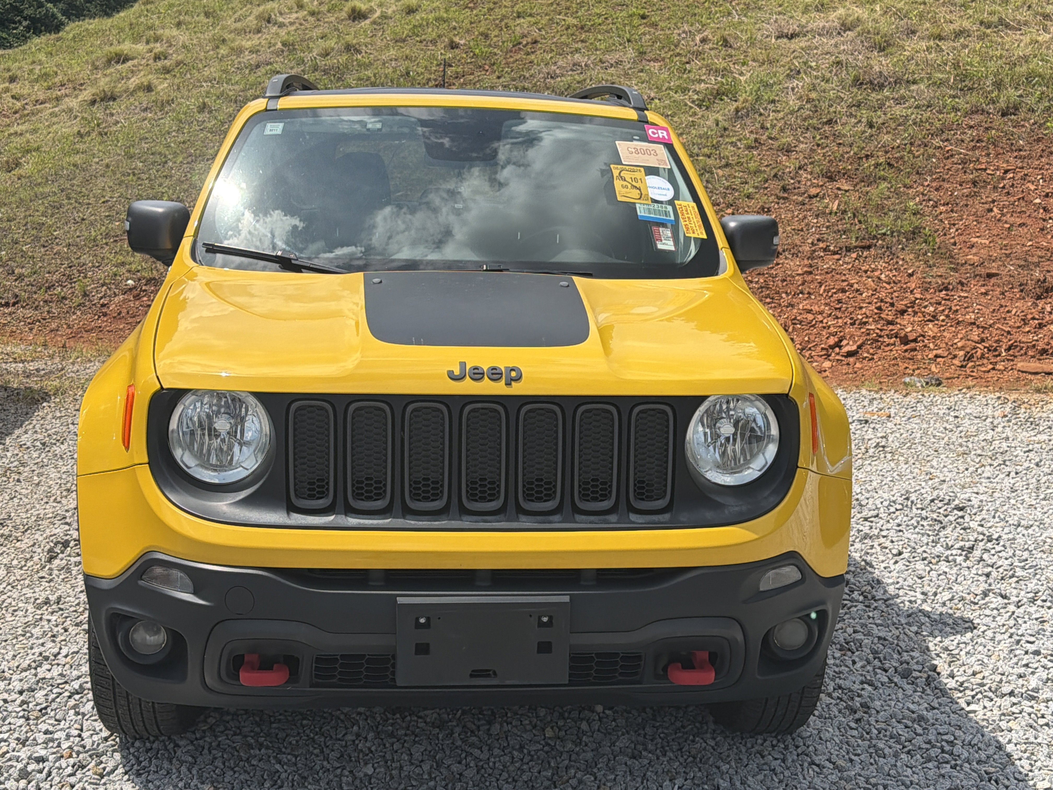 Used 2017 Solar Yellow Jeep Trailhawk image 2