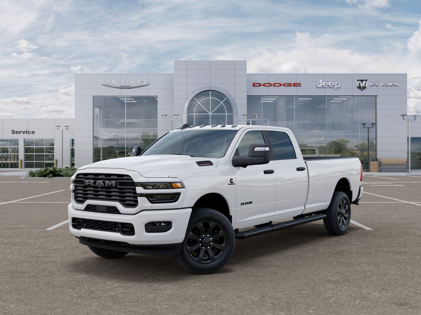 New 2026 Bright White Clear-Coat Exterior Paint RAM Big Horn image 28