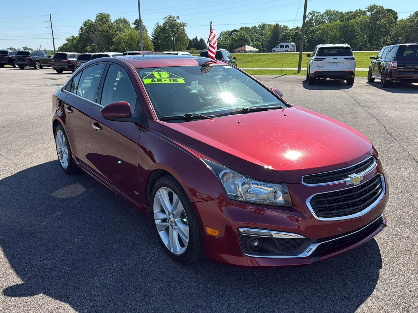 Used 2015 Chevrolet Cruze LTZ with VIN 1G1PG5SB4F7163412 for sale in Corydon, IN