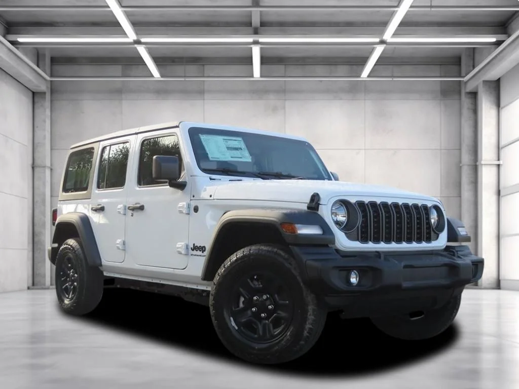 New 2026 Bright White Clearcoat Jeep Sport image 1