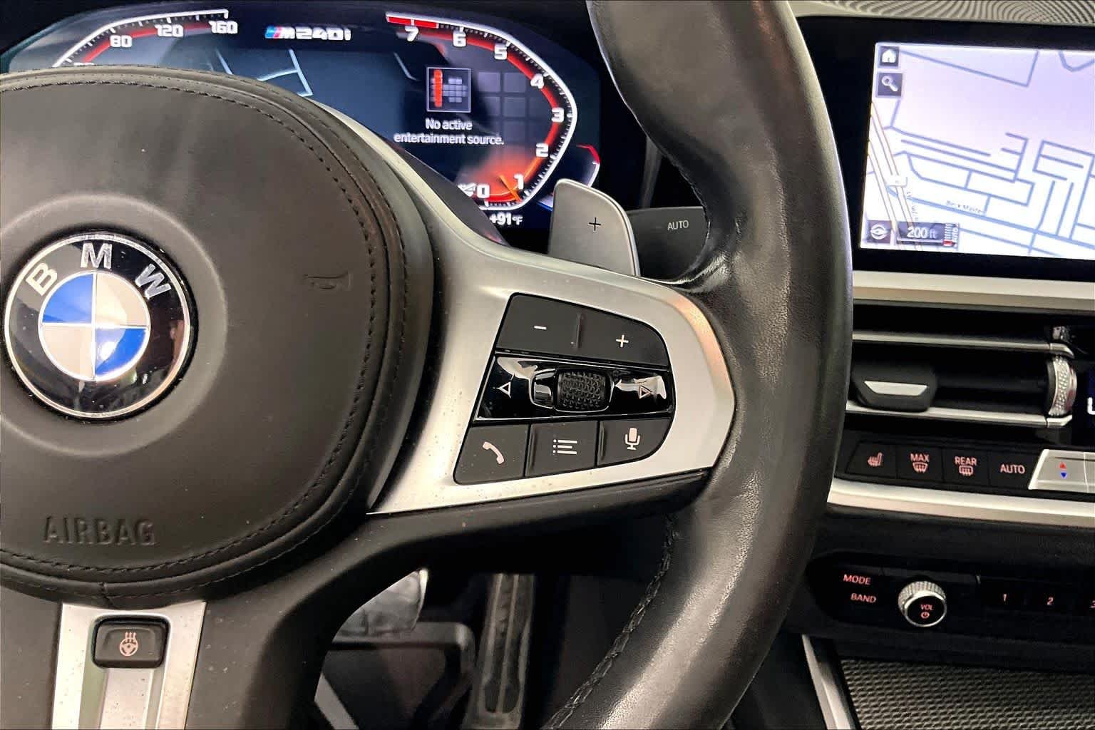 Used 2022 Brooklyn Grey Metallic BMW M240i xDrive image 24