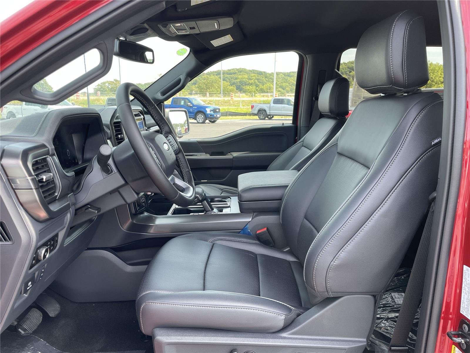 New 2025 Rapid Red Metallic Tinted Clearcoat Ford Lariat® image 53