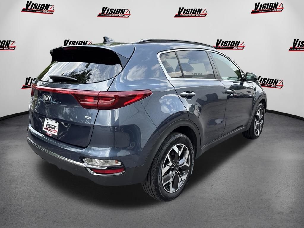 Used 2020 Blue Kia EX image 5