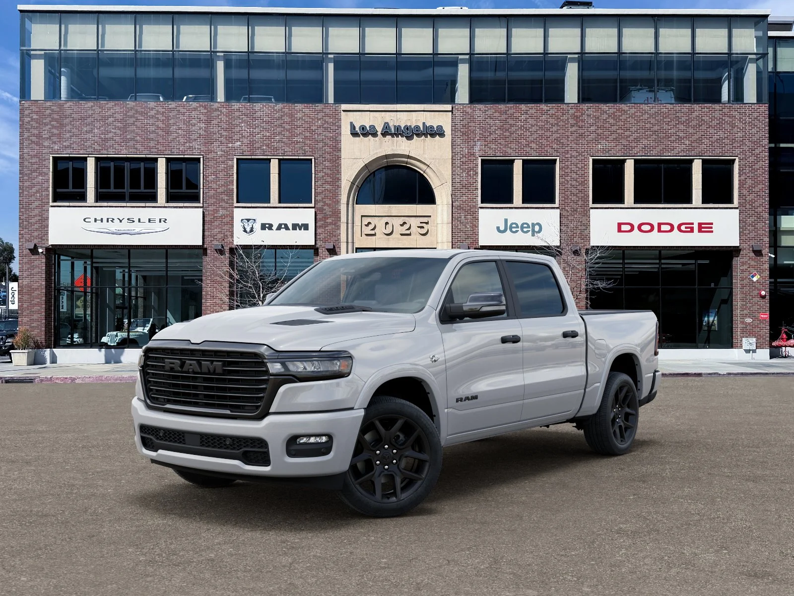 New 2026 Ivory White Tri-Coat Pearl-Coat Exterior Paint RAM Laramie image 27