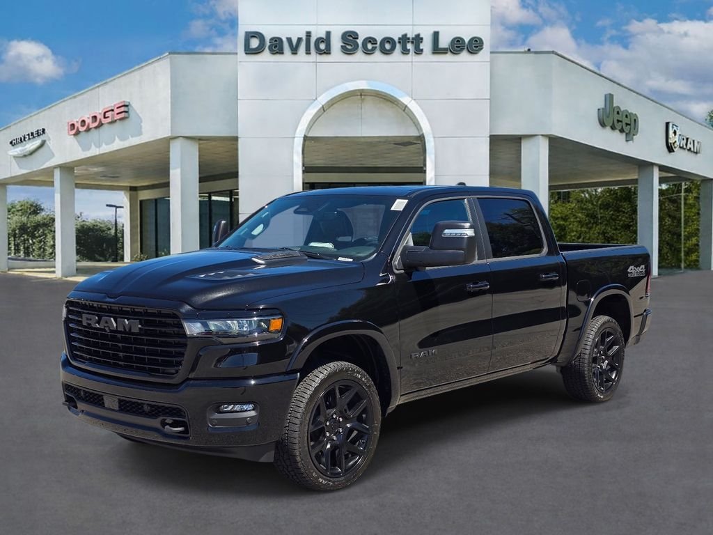New 2026 Diamond Black Crystal Pearl-Coat Exterior Paint RAM Laramie image 1