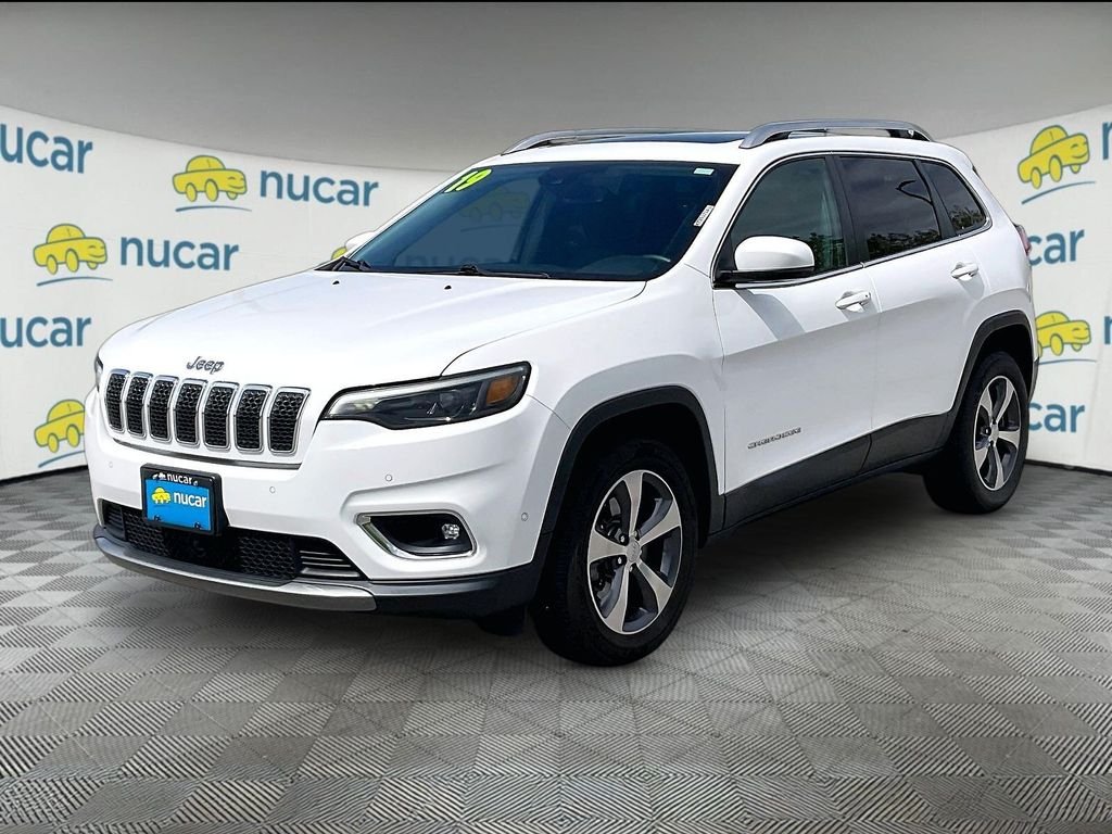 Used 2019 Bright White Clearcoat Jeep Limited image 3