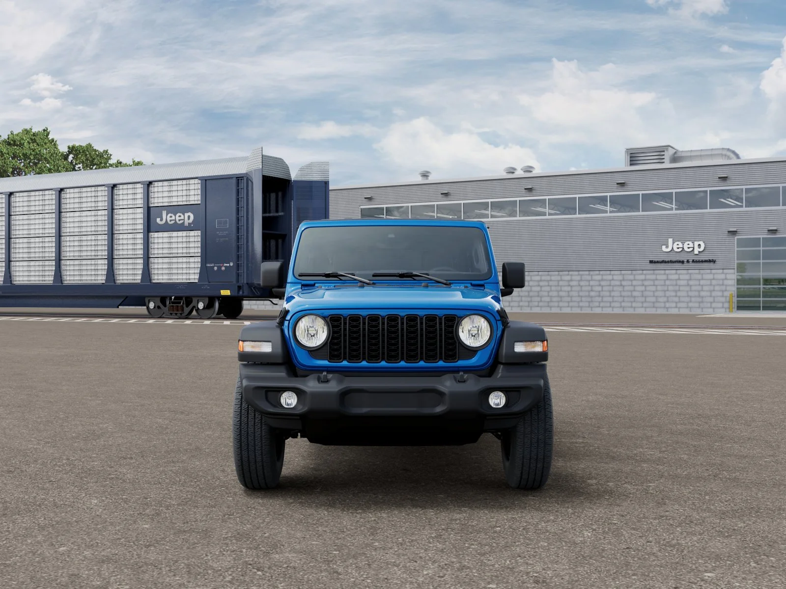New 2026 Hydro Blue Pearl-Coat Exterior Paint Jeep  image 32