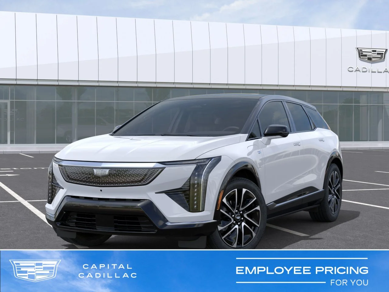New 2026 Vibrant White Tricoat Cadillac Premium Sport image 1