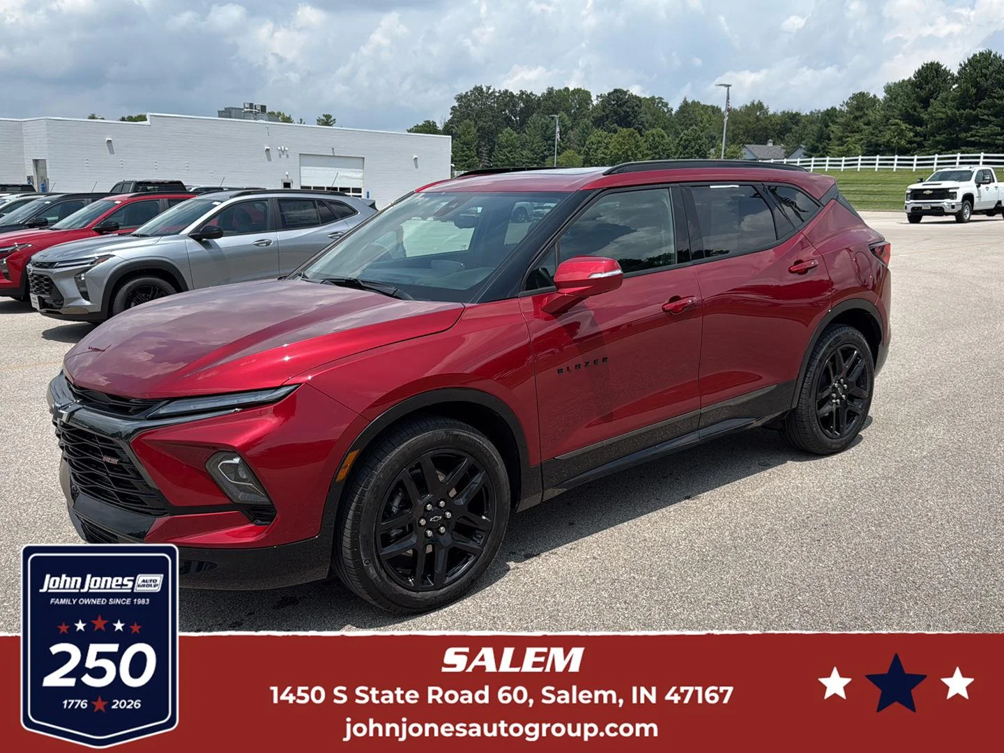 Used 2025 Radiant Red Tintcoat Chevrolet RS image 1