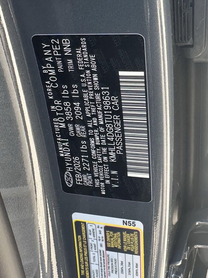 New 2026 Ecotronic Gray Hyundai SE image 29