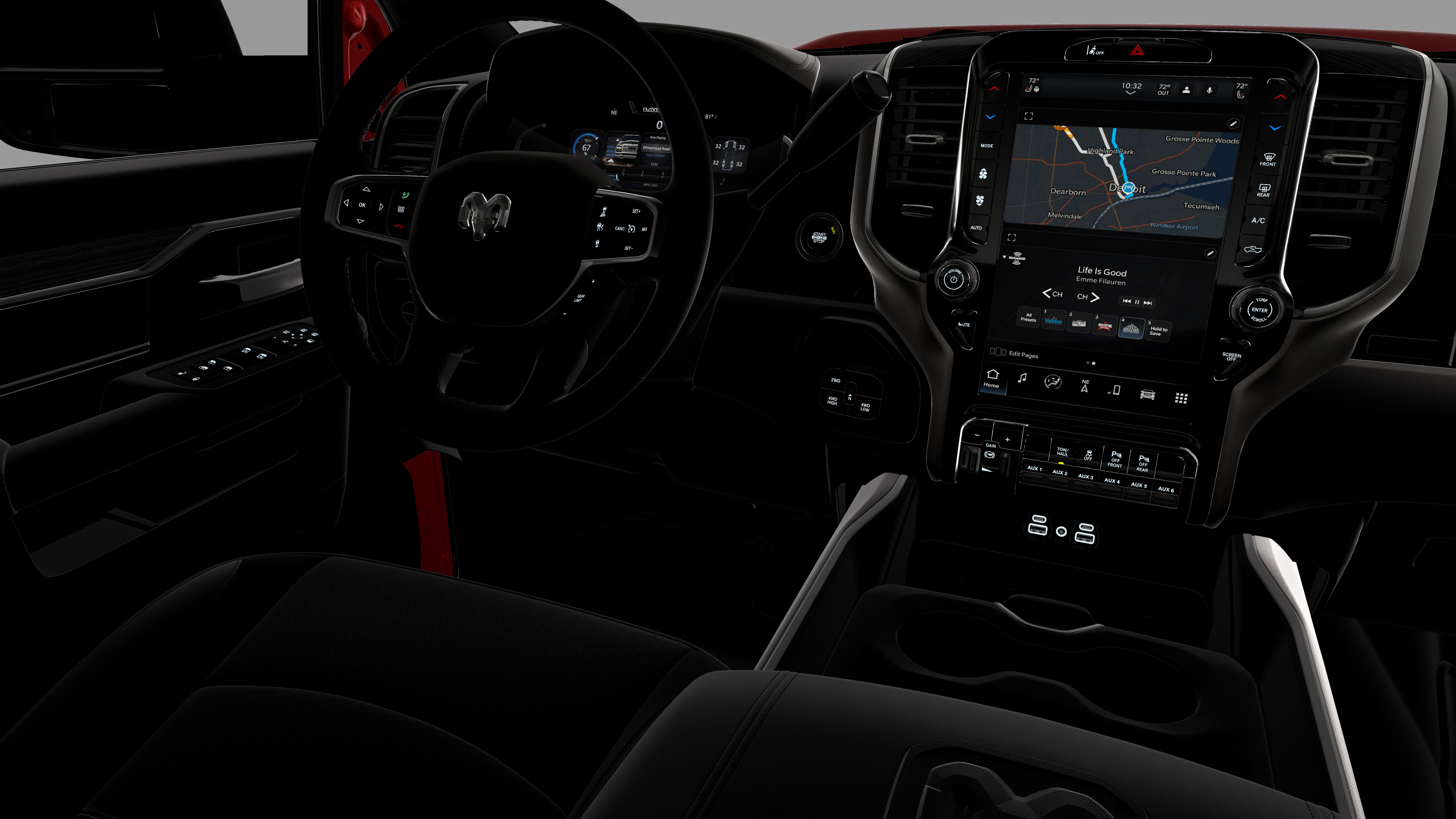 New 2026 Molten Red Pearl-Coat Exterior Paint RAM LARAMIE image 21