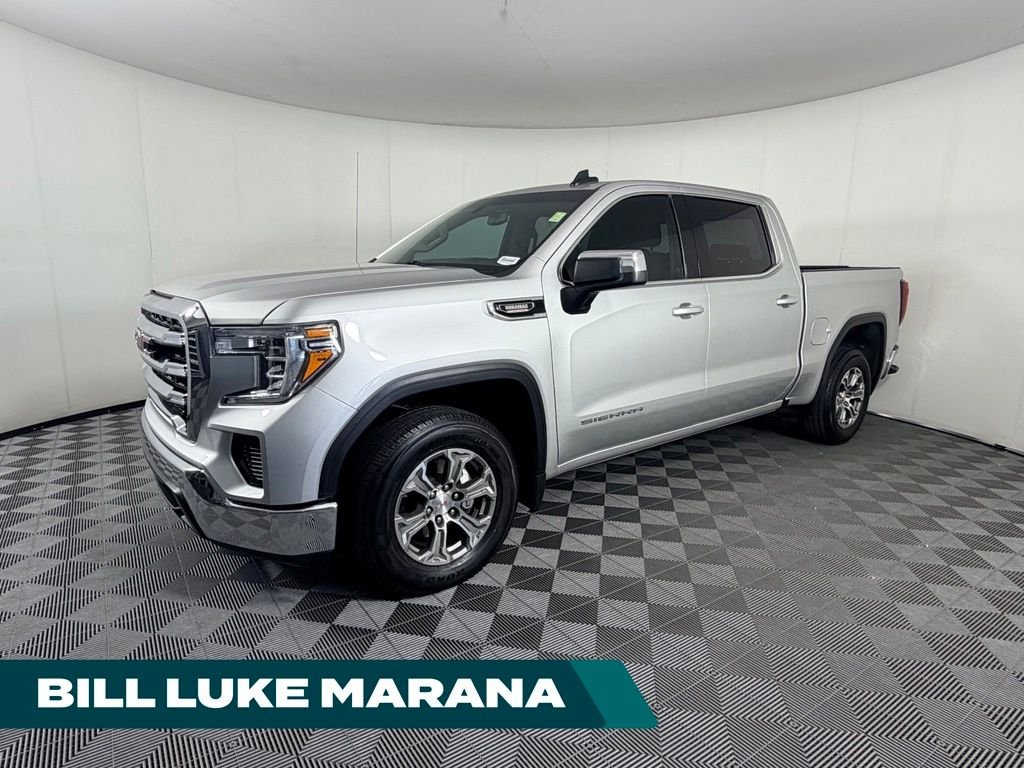 Used 2021 Silver GMC SLE image 1