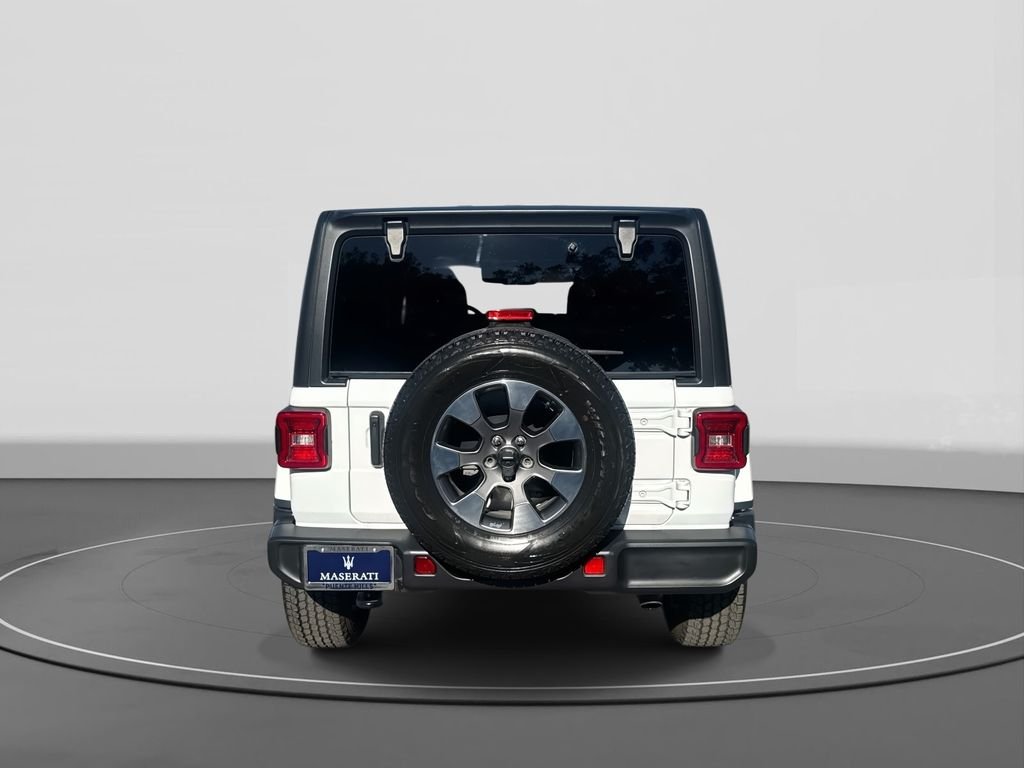 Used 2023 Bright White Clearcoat Jeep Sahara image 5