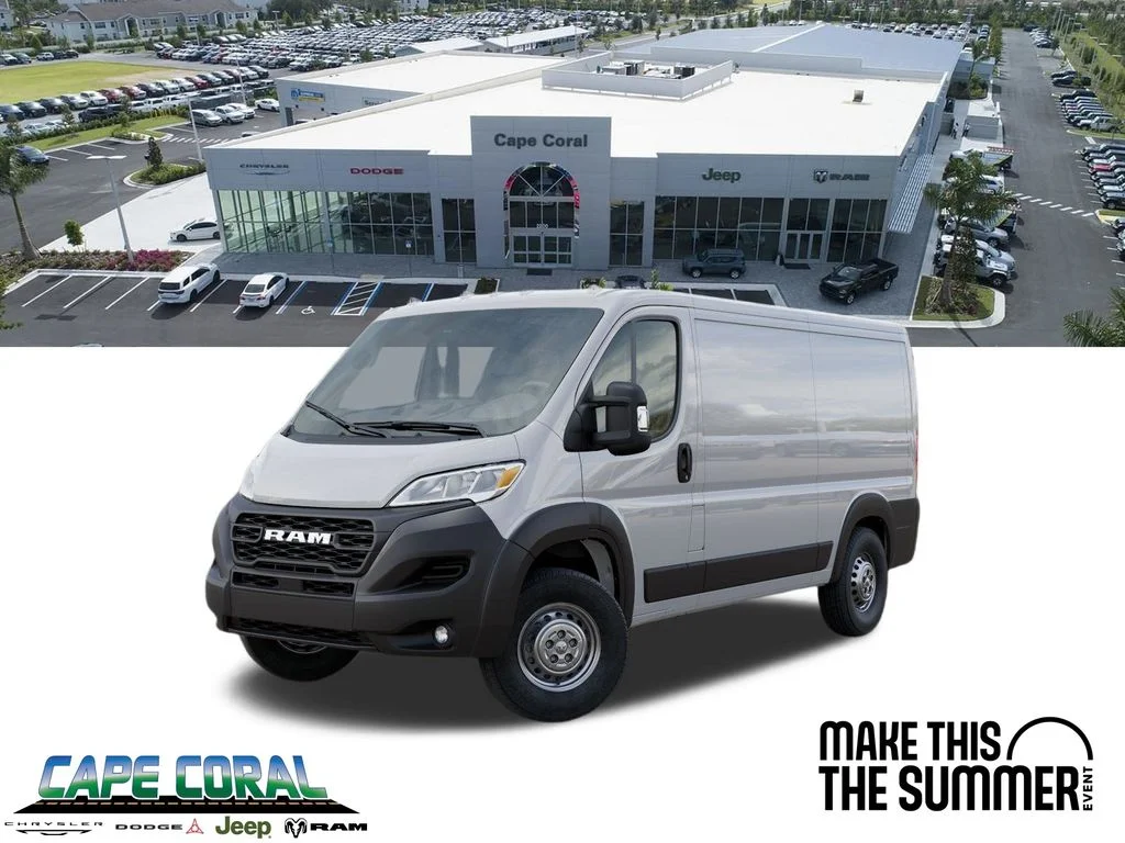 New 2026 Bright White Clear-Coat Exterior Paint RAM Tradesman image 1