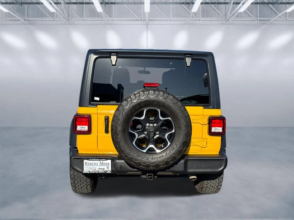 Used 2021 Yellow Jeep Unlimited Sport S image 5