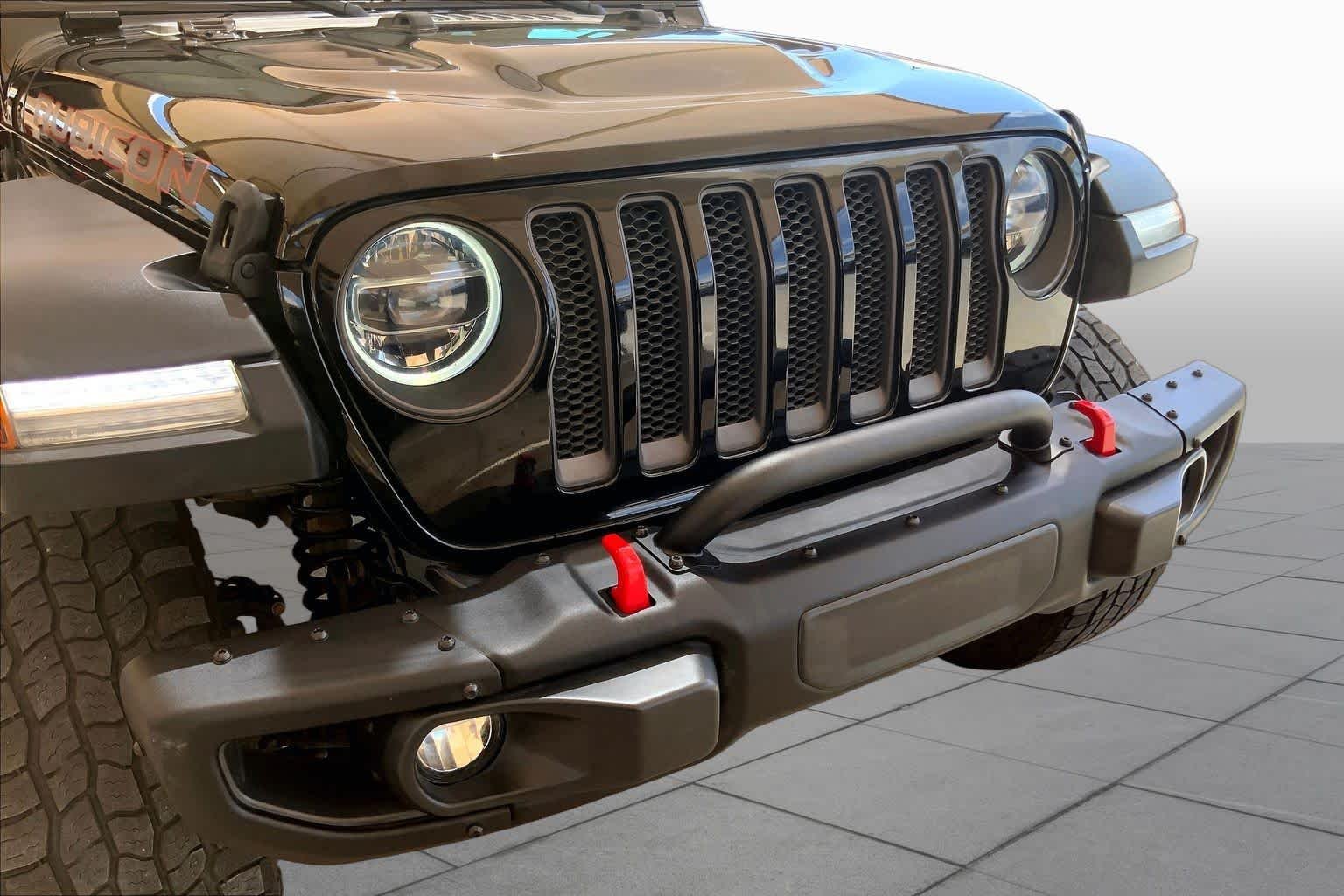 Used 2021 Black Clearcoat Jeep Unlimited Rubicon image 32