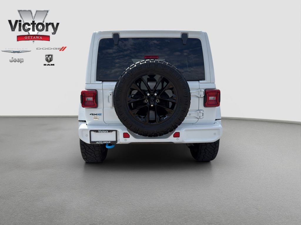 Used 2021 White Jeep Unlimited Sahara 4xe image 5
