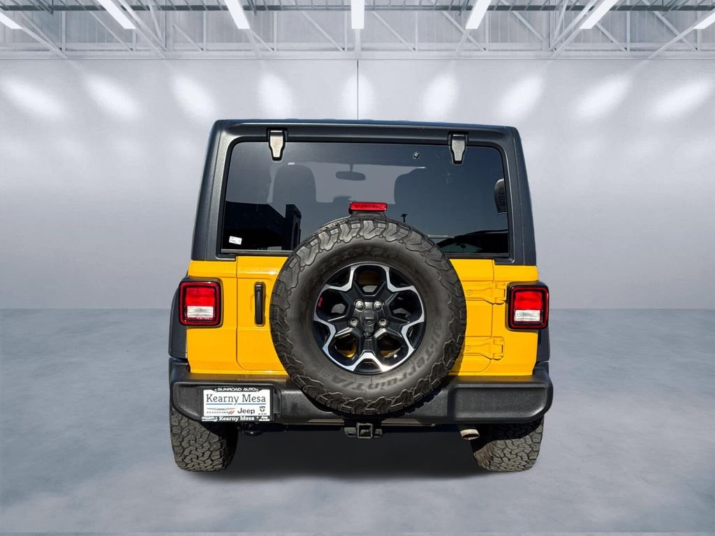 Used 2021 Yellow Jeep Unlimited Sport S image 5