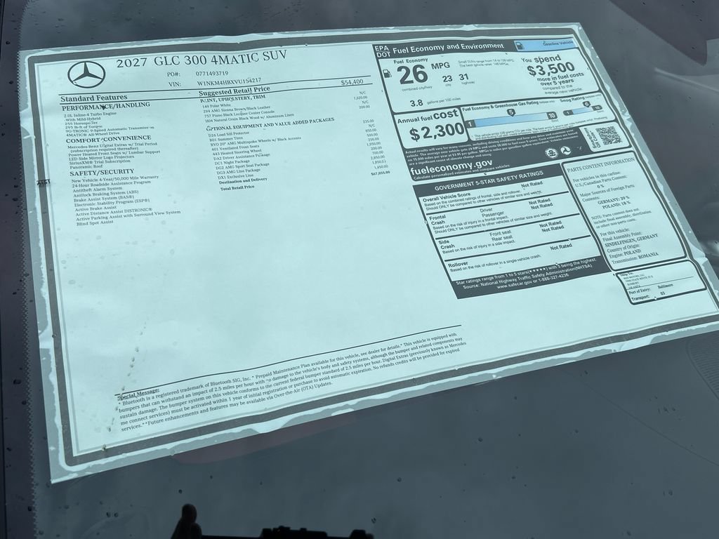 New 2027 Polar White Mercedes-Benz GLC 300 image 70