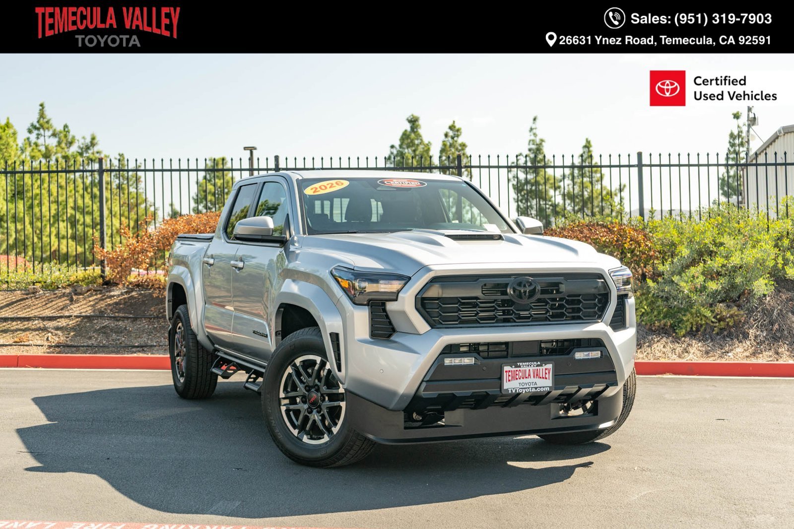 Certified Used 2026 Celestial Silver Metallic Toyota TRD Sport image 1