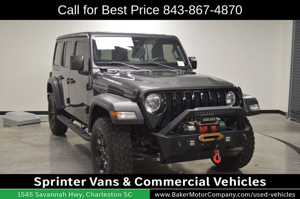 Used 2022 Gray Jeep Unlimited Willys image 7