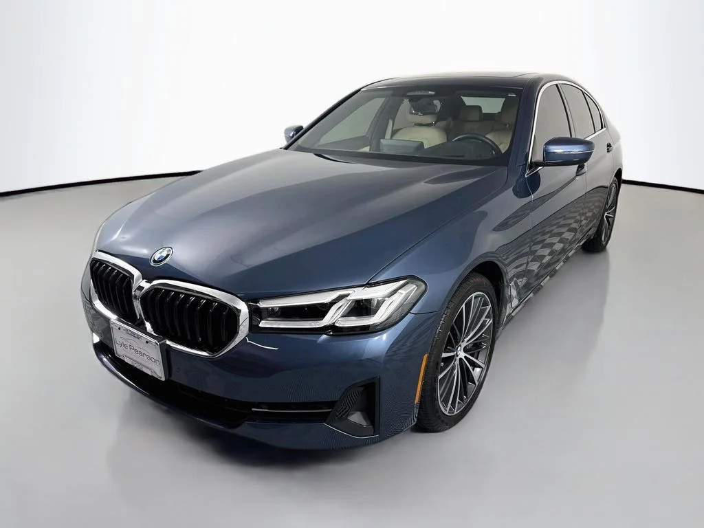 Used 2023 Blue Metallic BMW 540i xDrive image 1