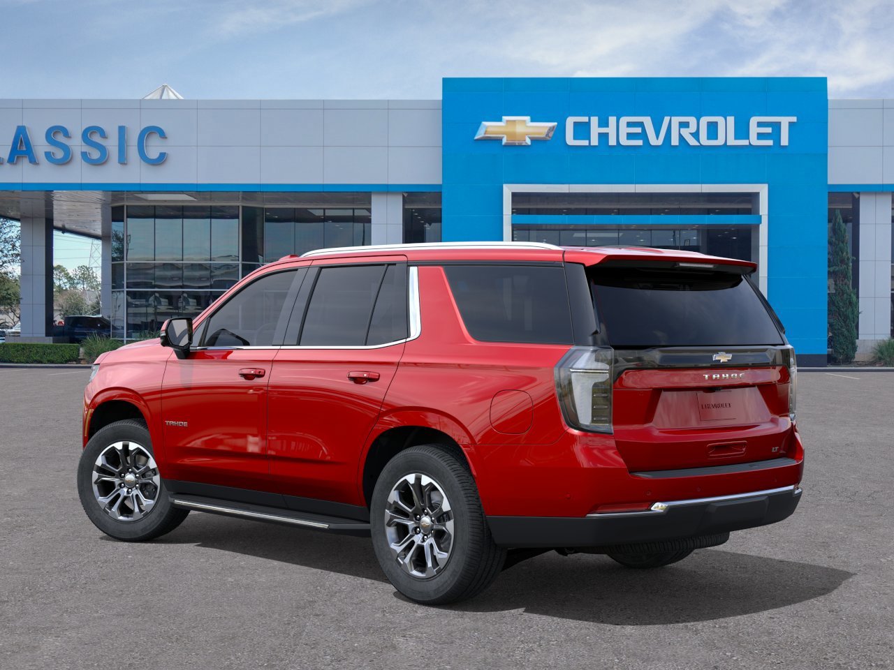 2026 Chevrolet Tahoe LT Red at Classic Elite Chevrolet Hwy 6