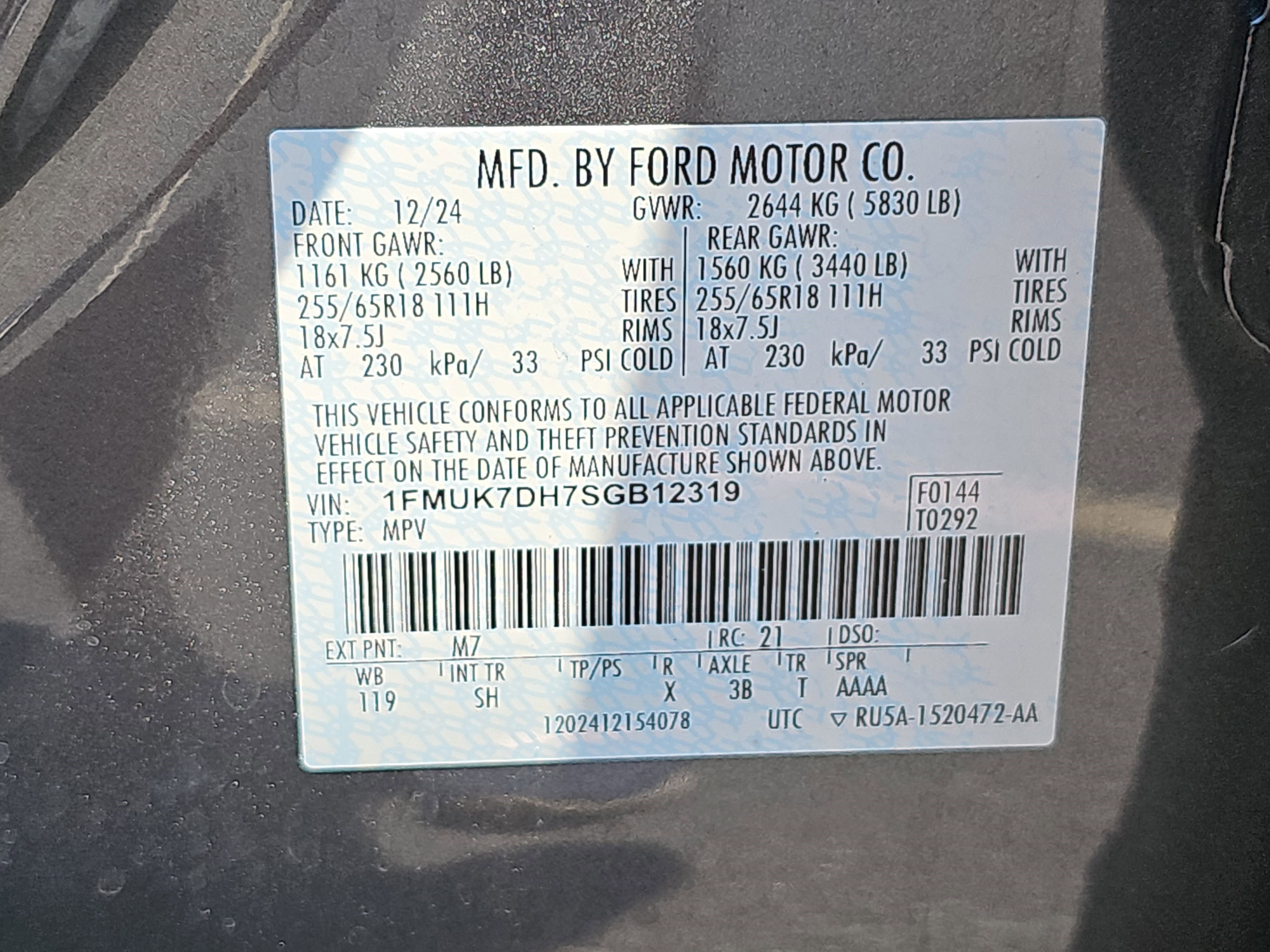 Certified Used 2025 Charcoal Ford Active image 38