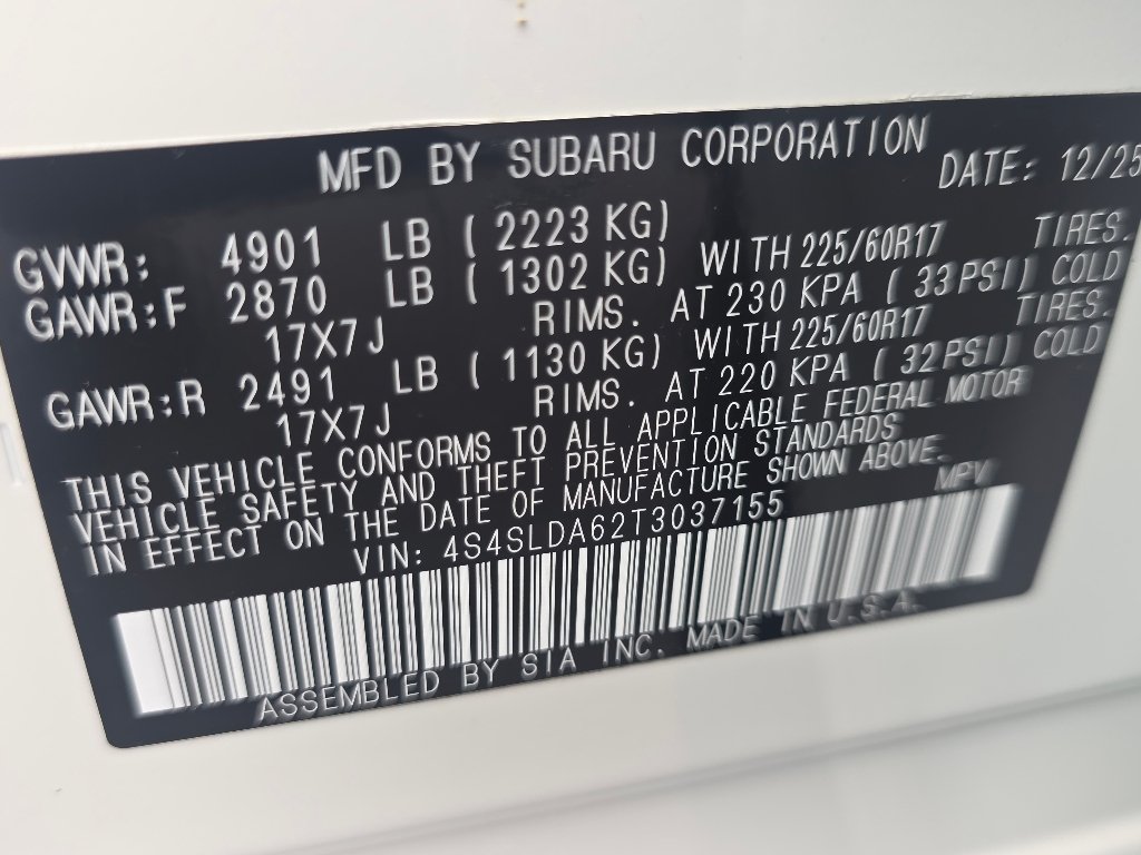 Certified Used 2026 Crystal White Pearl Subaru  image 35