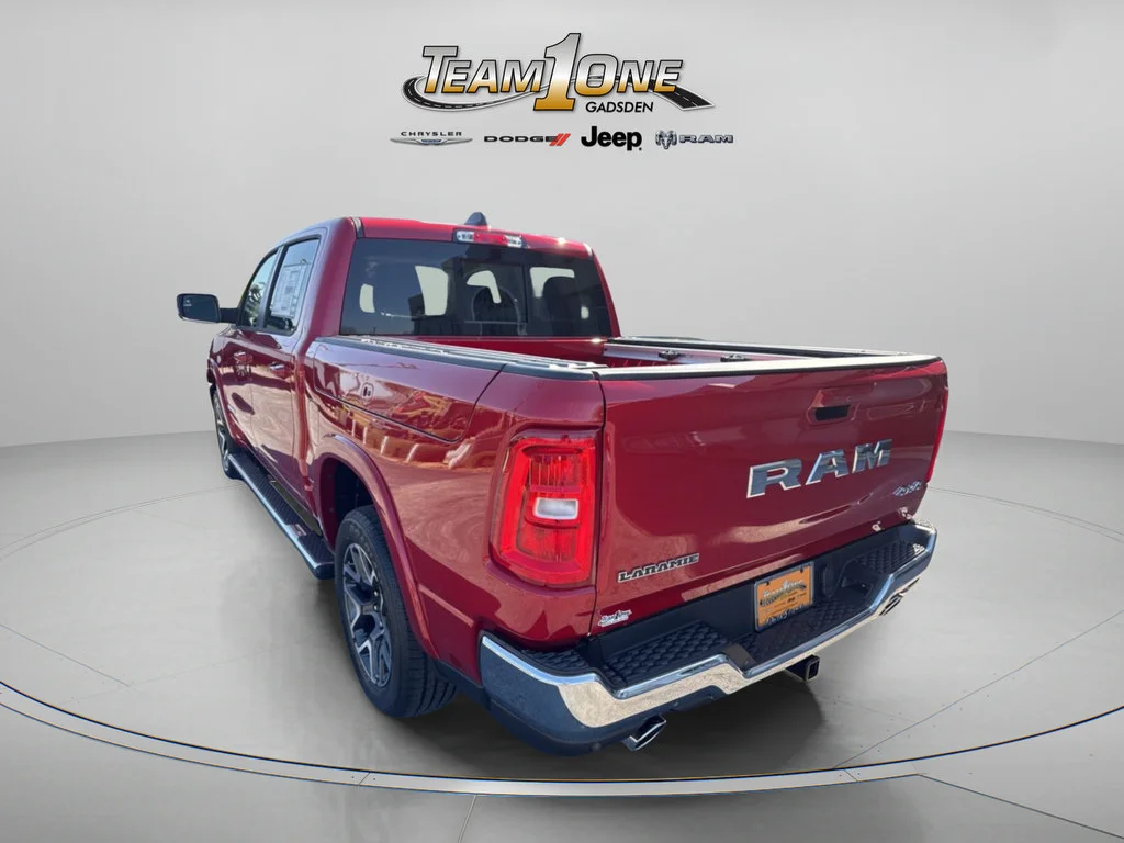 New 2026 Molten Red Pearl-Coat Exterior Paint RAM Laramie image 7