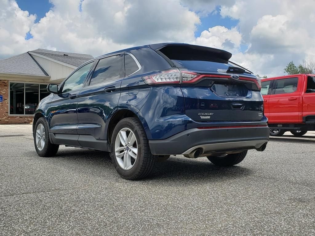 Used 2017 Blue Ford SEL AWD Power Seat Carplay 2.0 Ecoboost image 5
