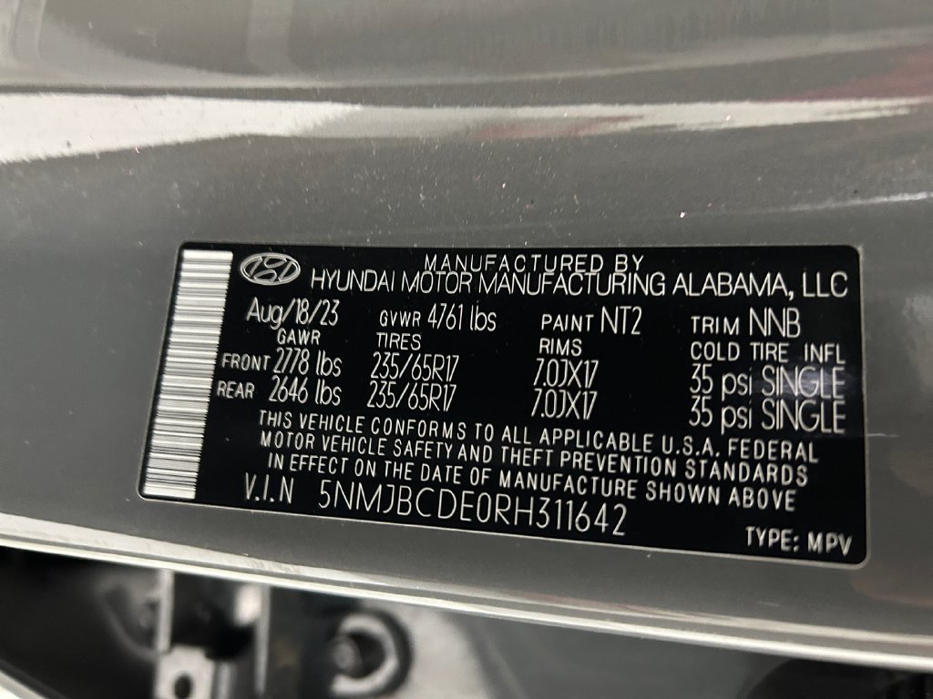 Used 2024 Gray Hyundai SEL image 20