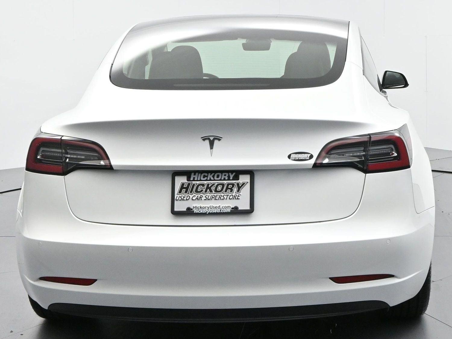 Used 2021 Pearl White Multi-Coat Tesla Standard Range Plus image 6