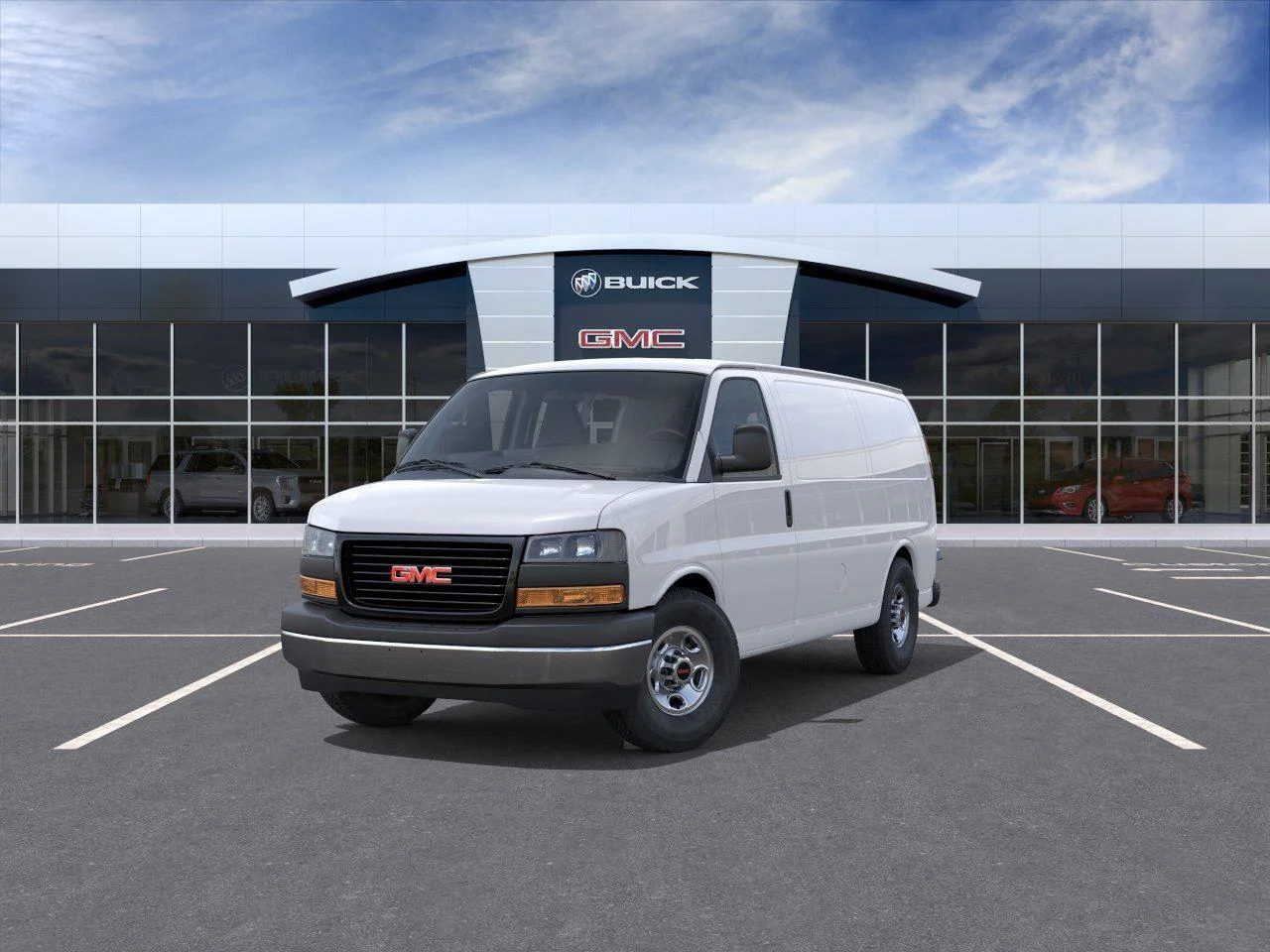 New 2026 Summit White GMC Work Van image 8