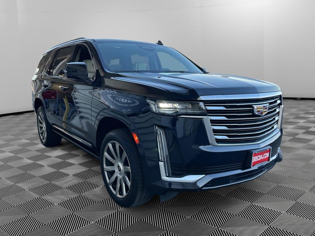Used 2021 Dark Moon Blue Metallic Cadillac Premium Luxury Platinum image 3