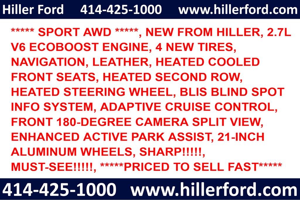 Used 2018 Ford Edge Sport with VIN 2FMPK4AP5JBB49141 for sale in Franklin, WI